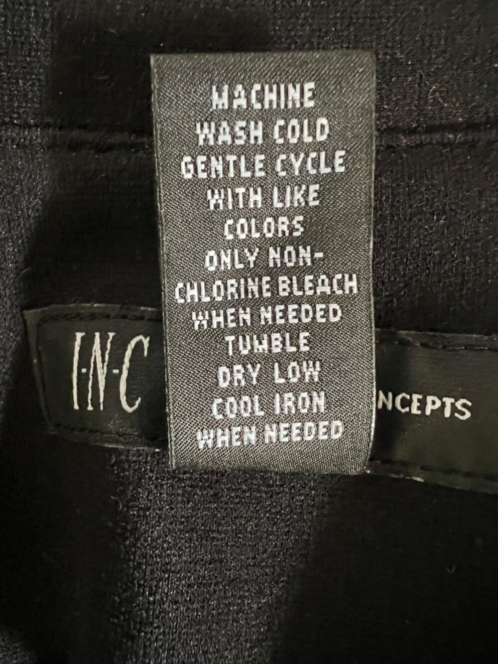 INC NEW Military Style Blazer/Jacket In Black Size L - Picture 13 of 14